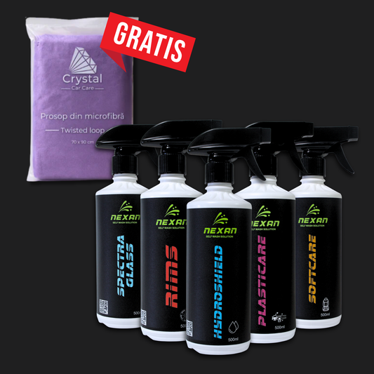 PACHET NEXAN ADVANCED + PROSOP MICROFIBRA CRYSTAL